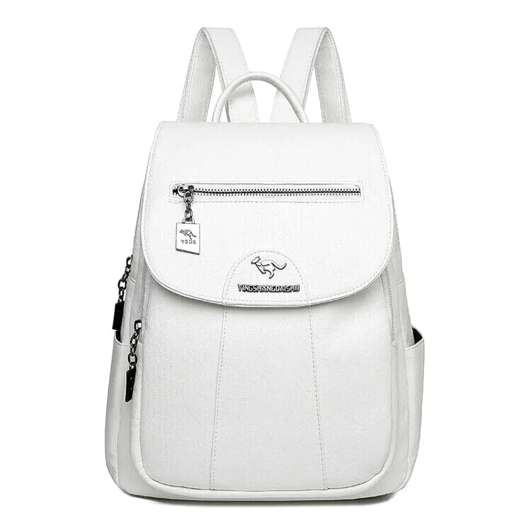 SAC À DOS CUIR - MENTA - CARLYTA