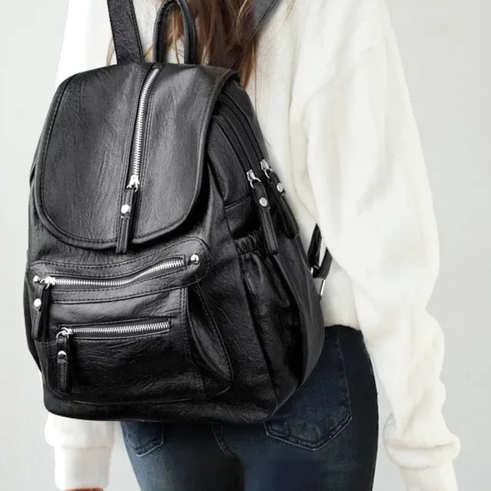 SAC À DOS CUIR - PAKO - CARLYTA