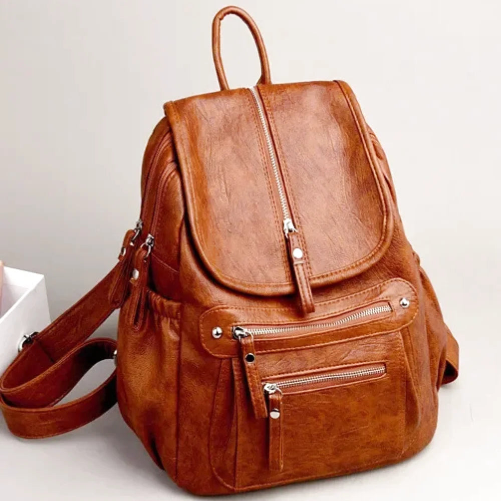 SAC À DOS CUIR - PAKO - CARLYTA