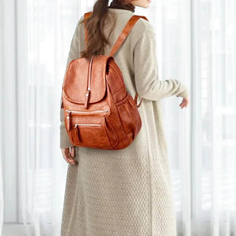 SAC À DOS CUIR - PAKO - CARLYTA