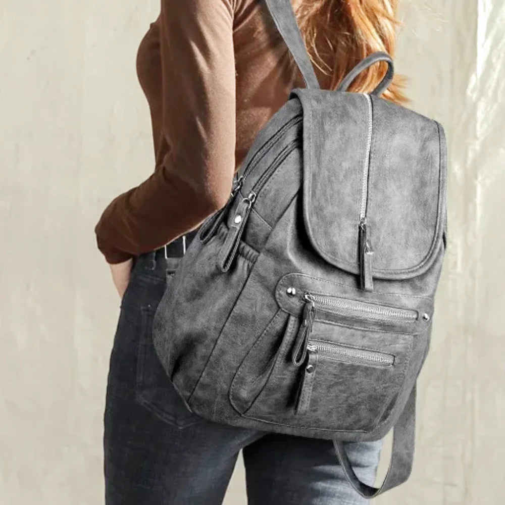 SAC À DOS CUIR - PAKO - CARLYTA