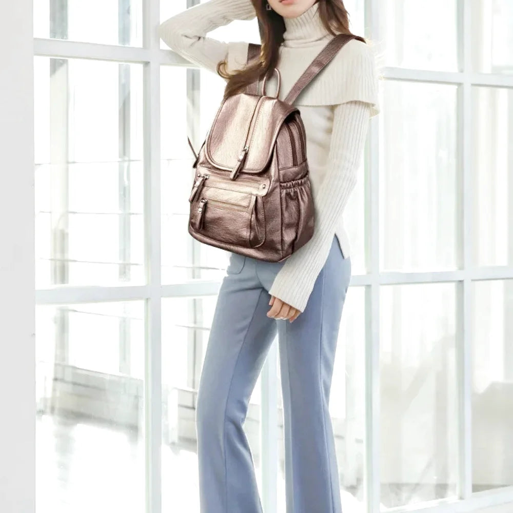 SAC À DOS CUIR - PAKO - CARLYTA