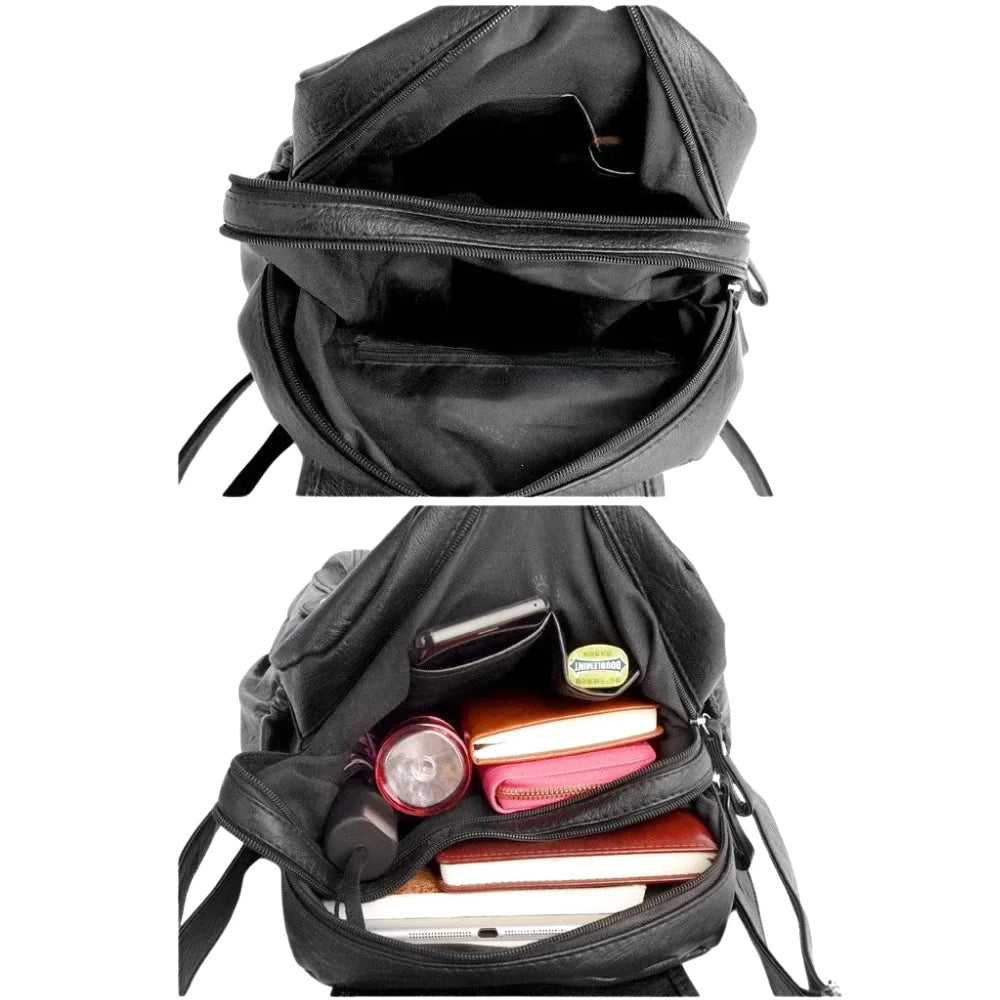 SAC À DOS CUIR - PAKO - CARLYTA