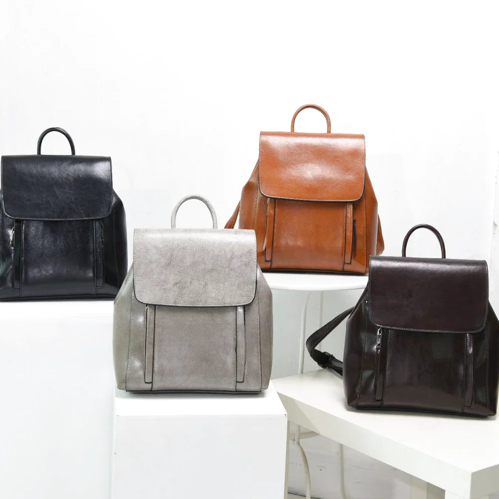 SAC À DOS CUIR - QEDO - CARLYTA