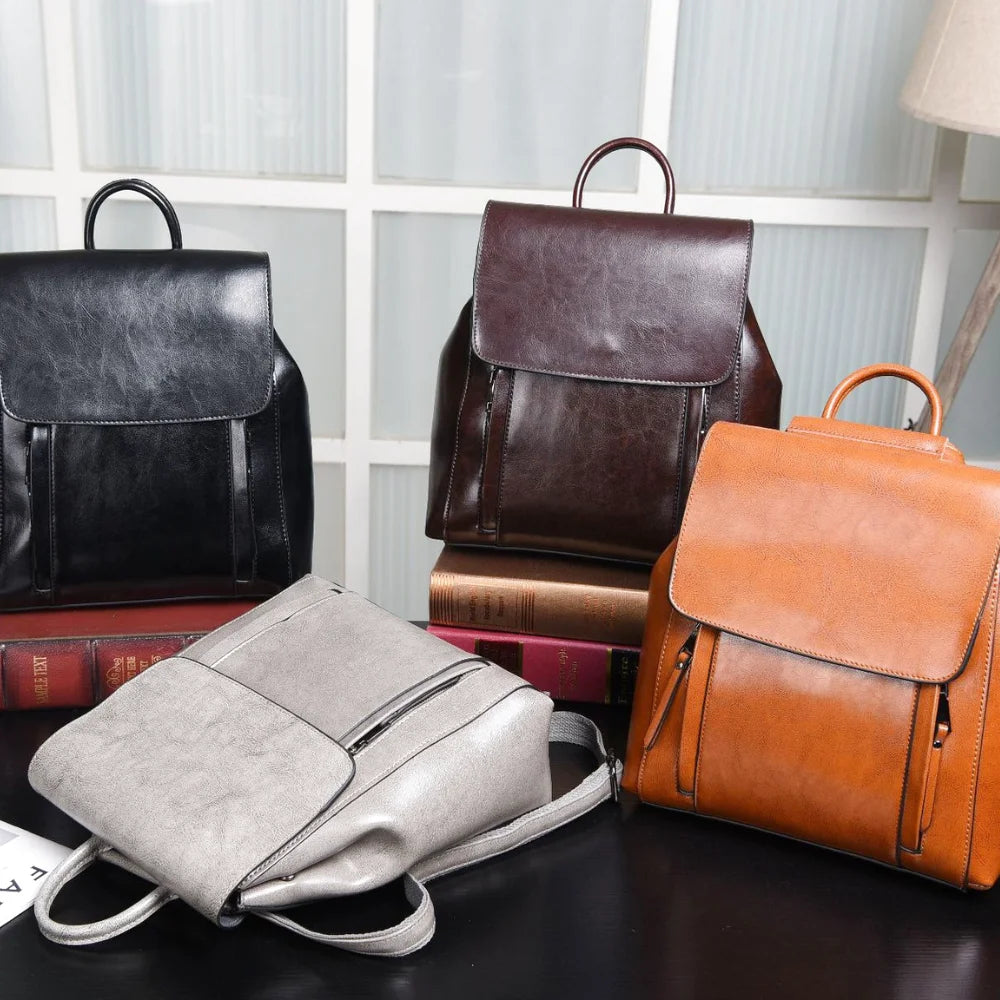 SAC À DOS CUIR - QEDO - CARLYTA