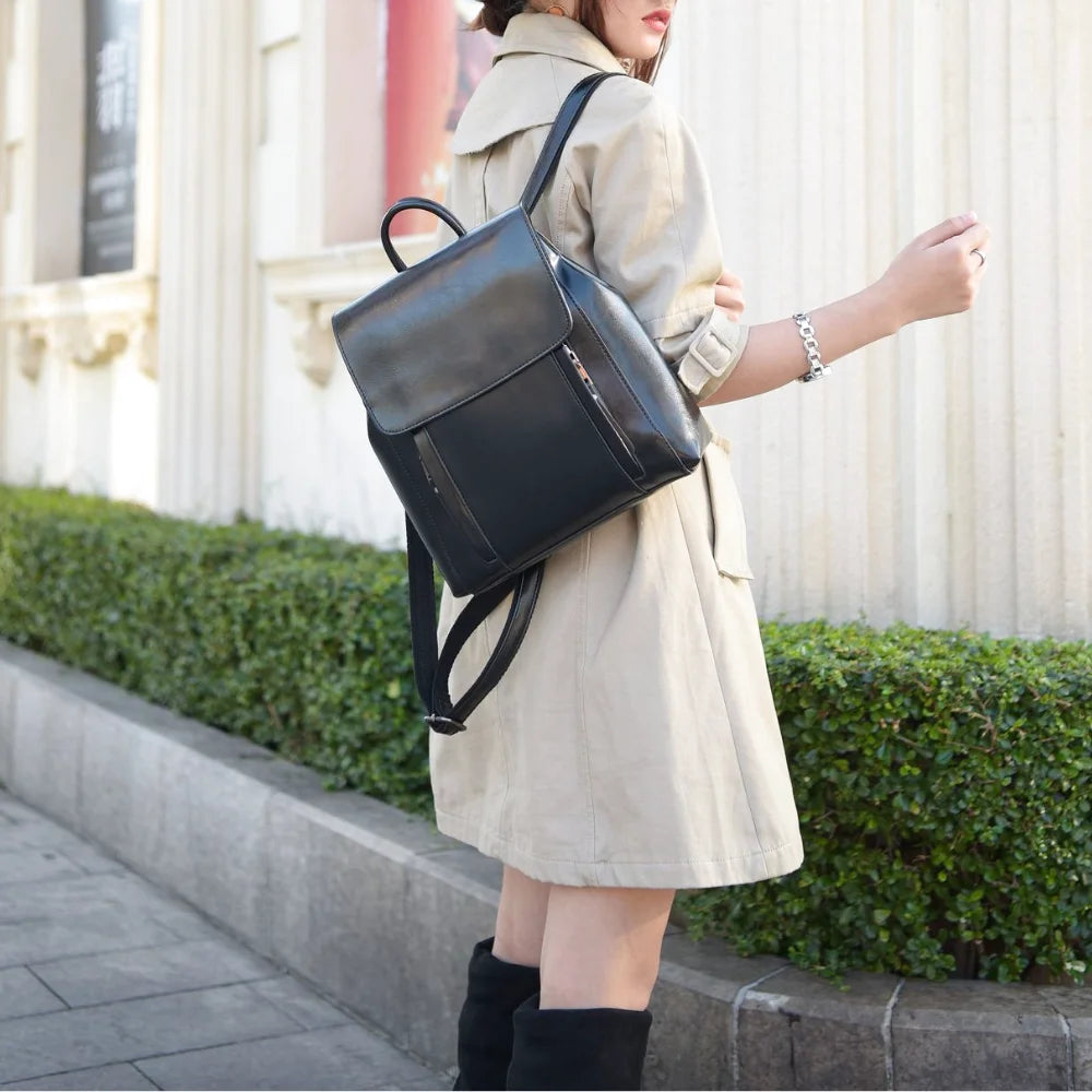 SAC À DOS CUIR - QEDO - CARLYTA