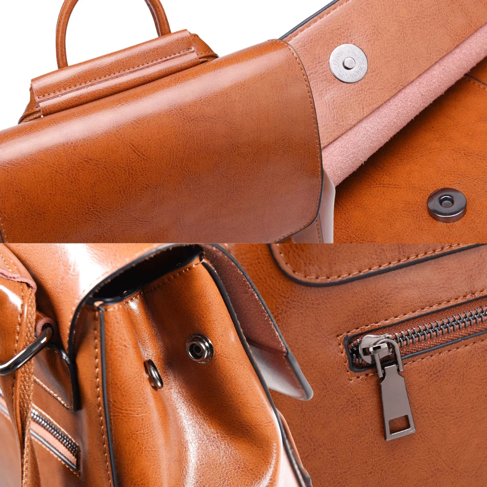 SAC À DOS CUIR - QEDO - CARLYTA