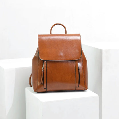 SAC À DOS CUIR - QEDO - CARLYTA