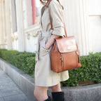 SAC À DOS CUIR - QEDO - CARLYTA