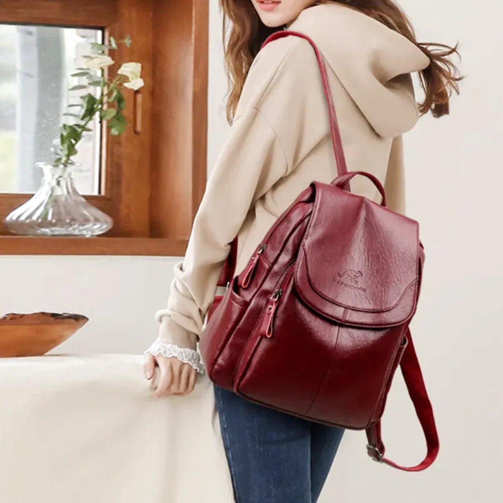 SAC À DOS CUIR - RENTA - CARLYTA