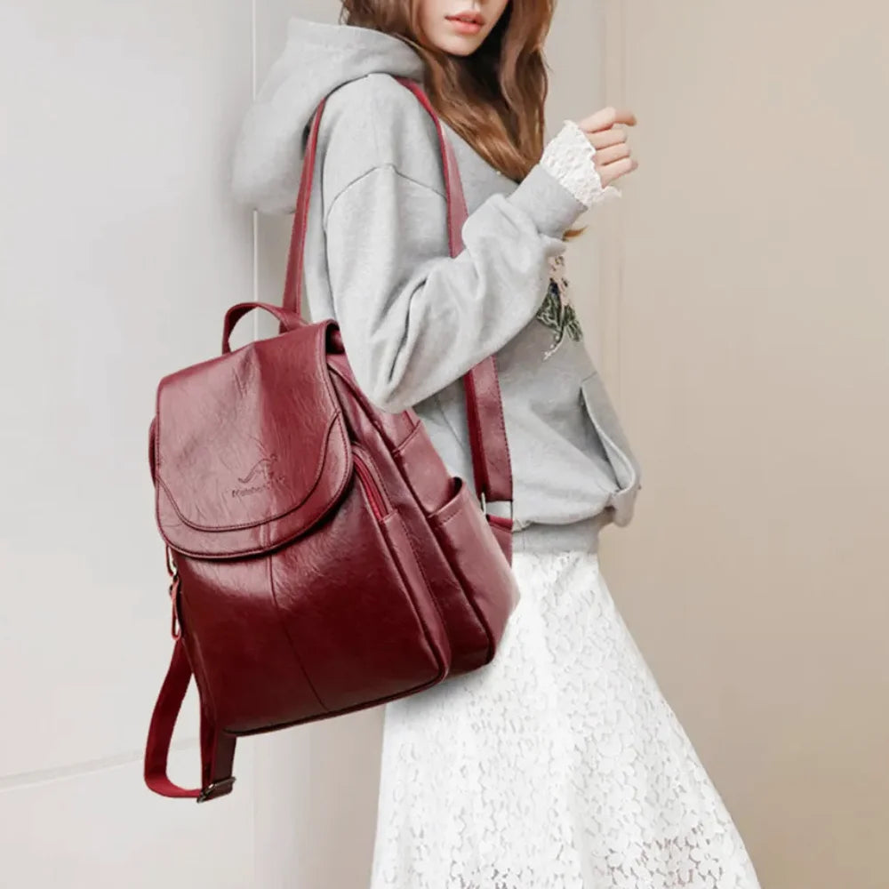 SAC À DOS CUIR - RENTA - CARLYTA
