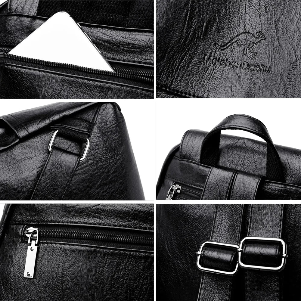 SAC À DOS CUIR - RENTA - CARLYTA