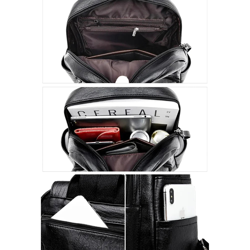 SAC À DOS CUIR - RENTA - CARLYTA
