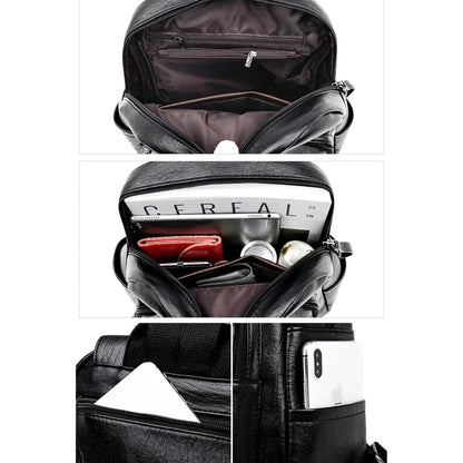 SAC À DOS CUIR - RENTA - CARLYTA