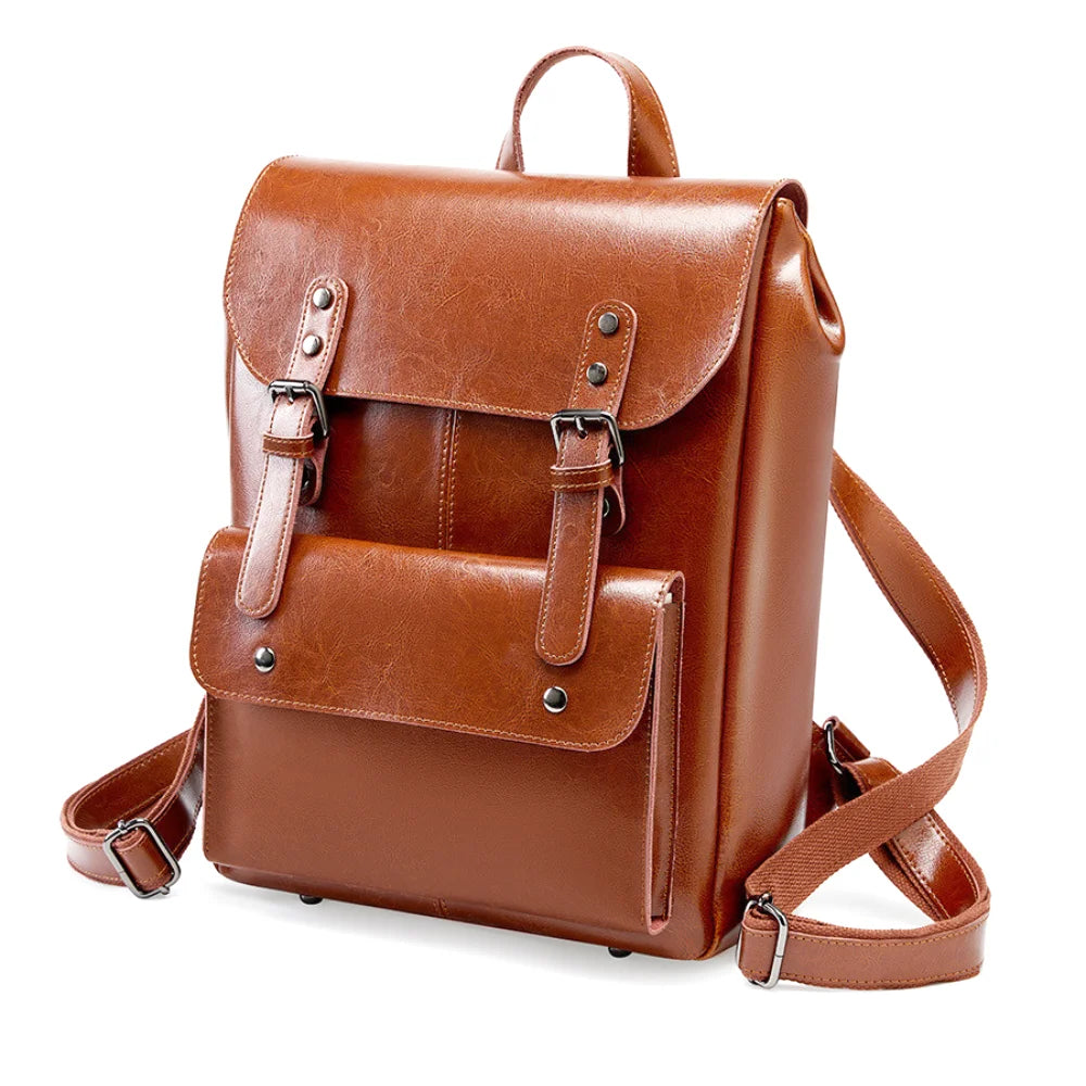 SAC À DOS CUIR - VAKL - CARLYTA