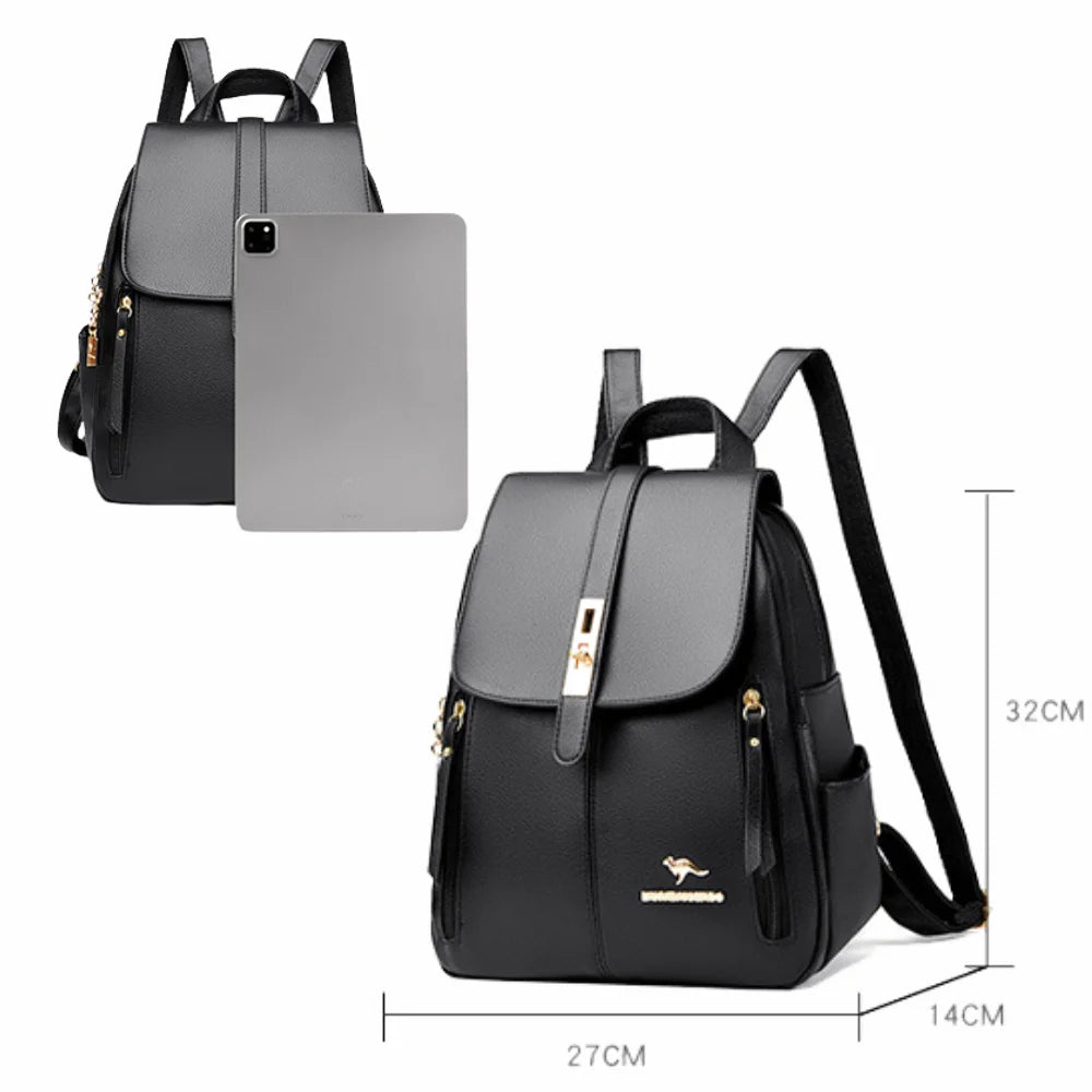 SAC À DOS CUIR - VENTA - CARLYTA