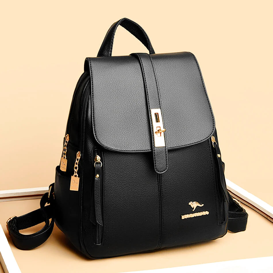 SAC À DOS CUIR - VENTA - CARLYTA