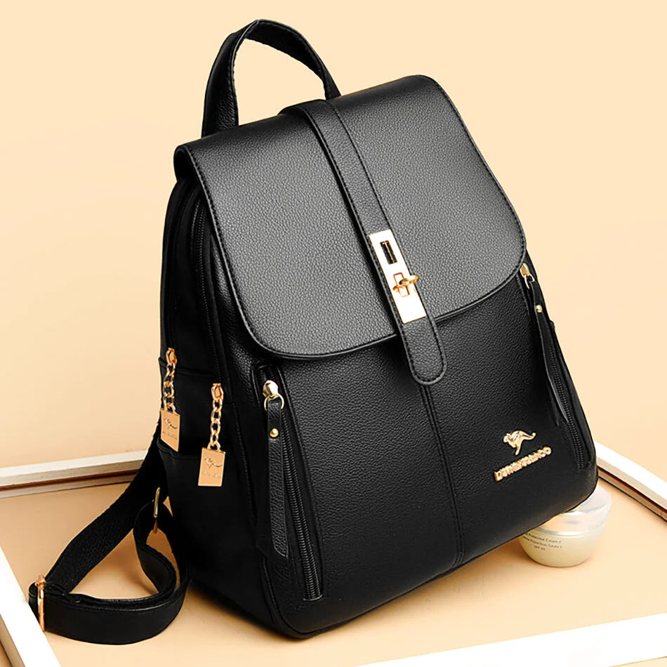 SAC À DOS CUIR - VENTA - CARLYTA