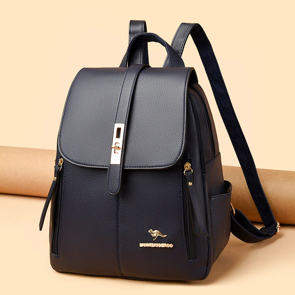 SAC À DOS CUIR - VENTA - CARLYTA