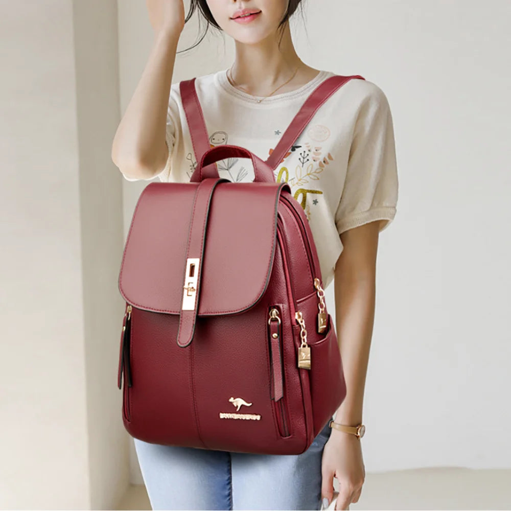 SAC À DOS CUIR - VENTA - CARLYTA