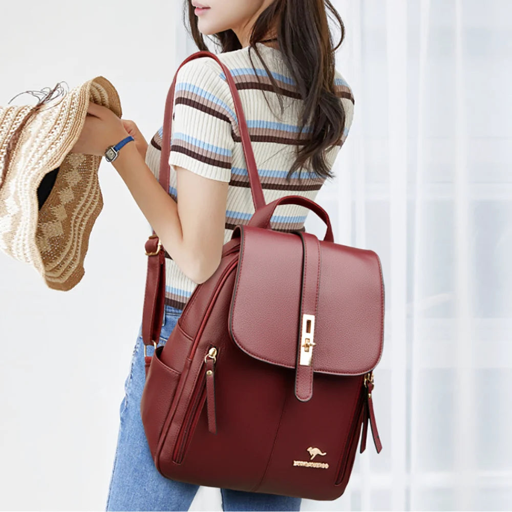 SAC À DOS CUIR - VENTA - CARLYTA