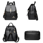 SAC À DOS CUIR - VENTA - CARLYTA