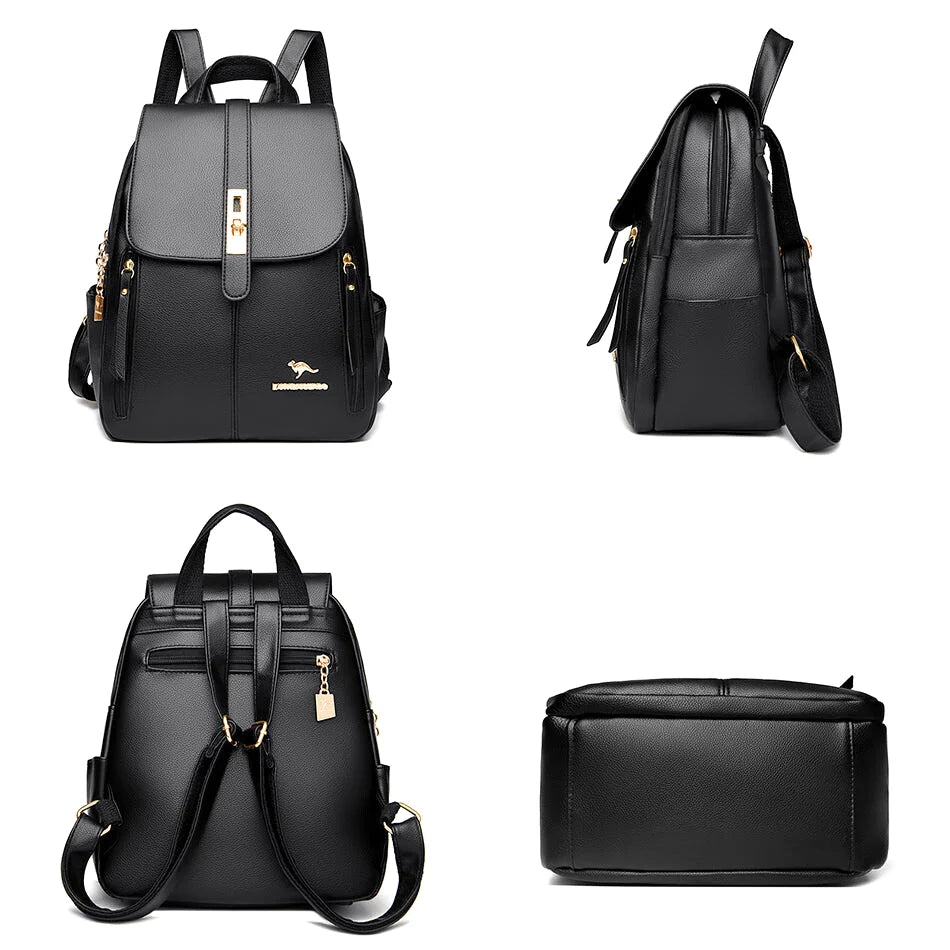 SAC À DOS CUIR - VENTA - CARLYTA