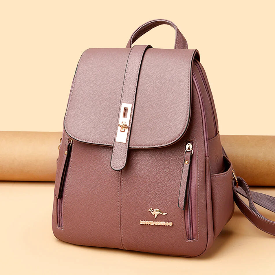 SAC À DOS CUIR - VENTA - CARLYTA