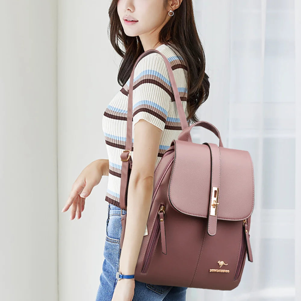 SAC À DOS CUIR - VENTA - CARLYTA