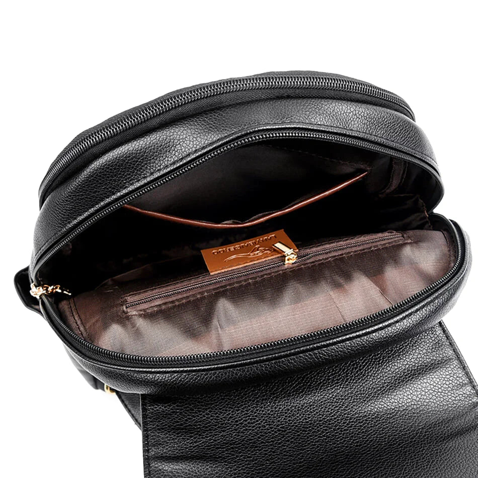 SAC À DOS CUIR - VENTA - CARLYTA