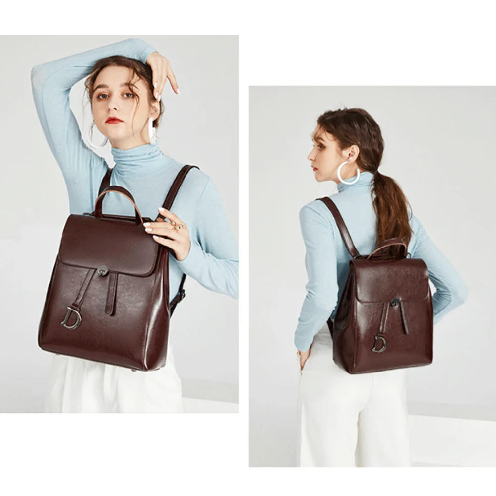 SAC À DOS CUIR - YOTA - CARLYTA
