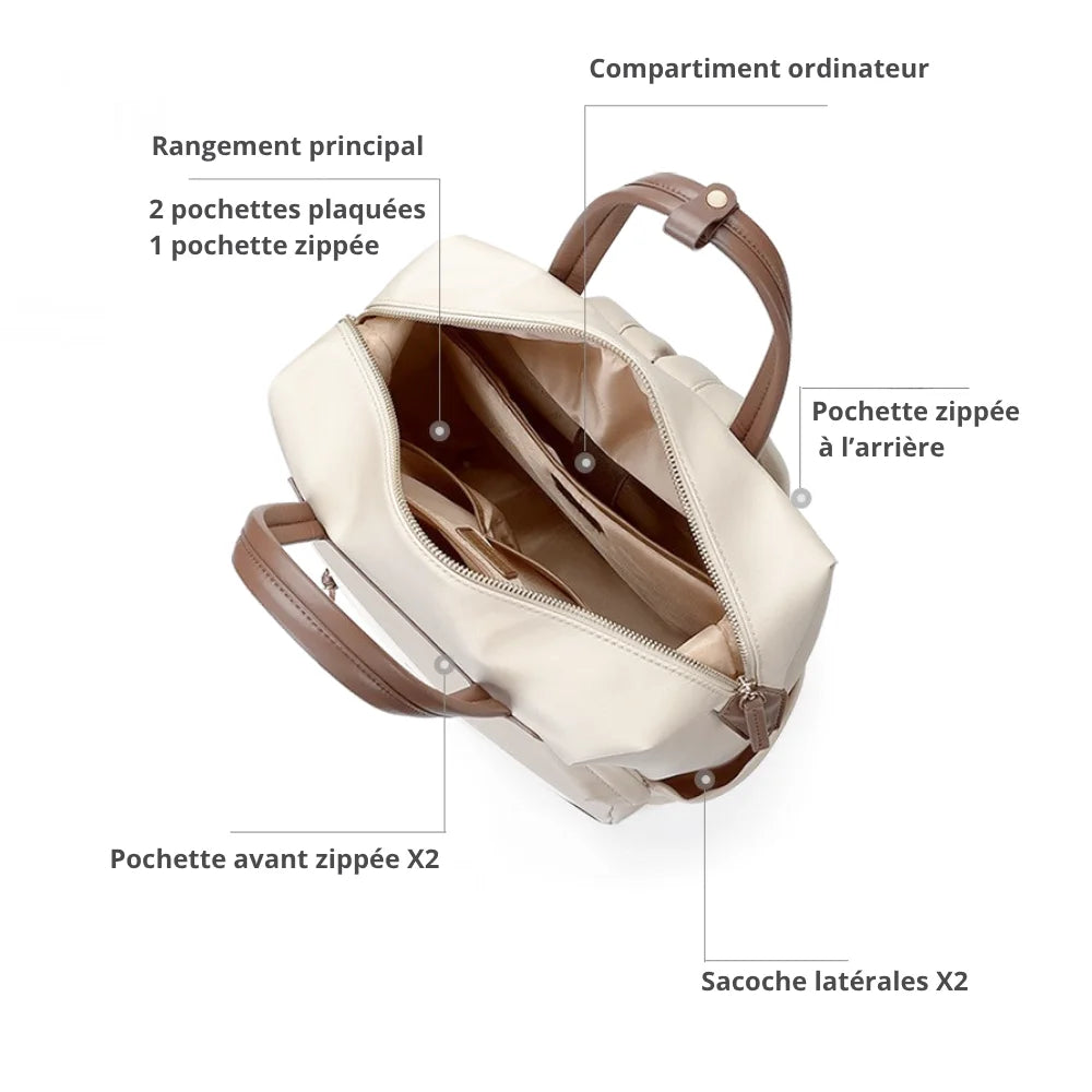 SAC À DOS ORDINATEUR - CLARY - CARLYTA