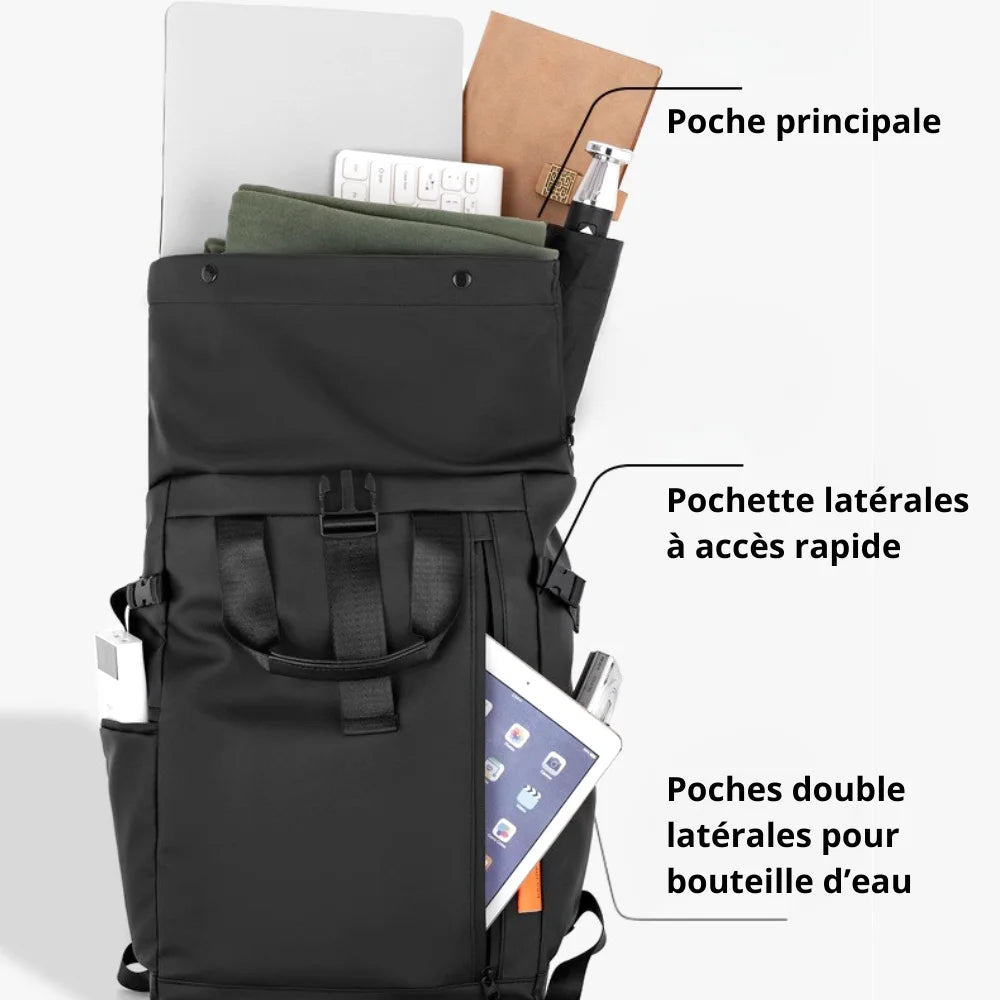 SAC À DOS ROLL TOP - RAVER - CARLYTA